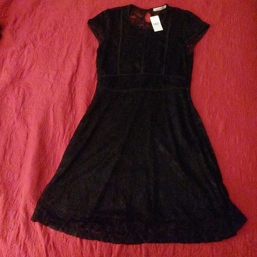 Lace covered dress